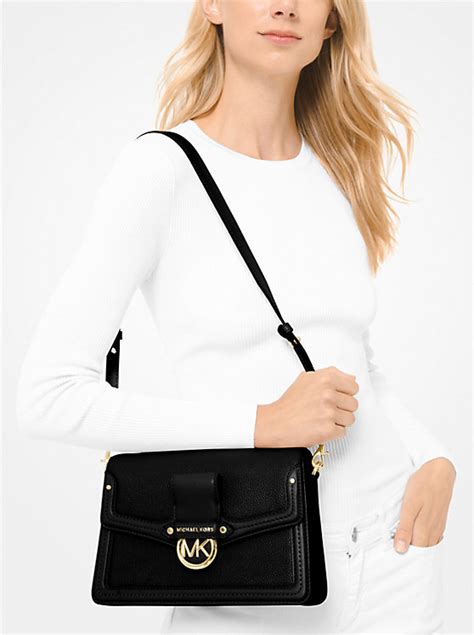 michael kors jessie|Jessie Medium Pebbled Leather Shoulder Bag .